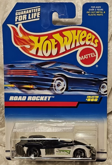 Hot Wheels 1998 #860 Road Rocket, white