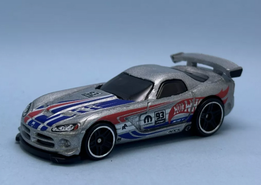 Hot Wheels 2024 #241/250 Dodge Viper SRT10 ACR, NEW/LOOSE, silver