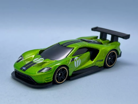 Hot Wheels 2024 #229/250 2016 Ford GT Race, NEW/LOOSE, green