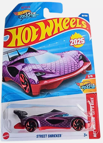 Hot Wheels 2025 #066/250 Street Shrieker, purple