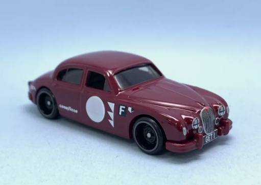 Hot Wheels 2025 #075/250 Jaguar Mk1, NEW/LOOSE, maroon
