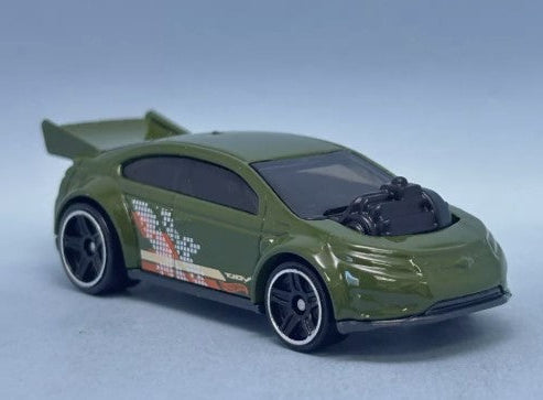Hot Wheels 2025 #101/250 Chevy Super Volt, NEW/LOOSE, dark green
