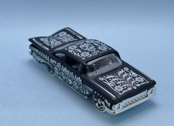 Hot Wheels 2024 #230/250 '59 Chevy Impala, TREASURE HUNT, NEW/LOOSE, black