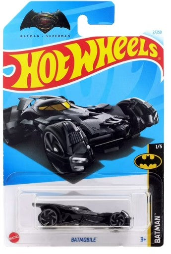 Hot Wheels 2024 #002/250 Batmobile, metalflake dark grey
