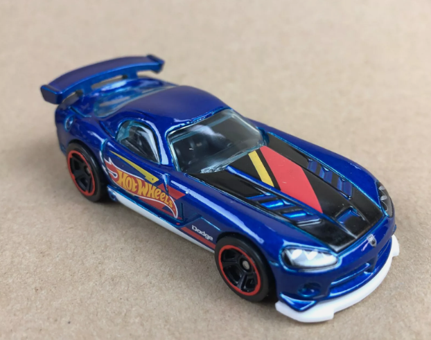 Hot Wheels 2022 #242/250 Dodge Viper SRT10 ACR, NEW/LOOSE, HW race team blue