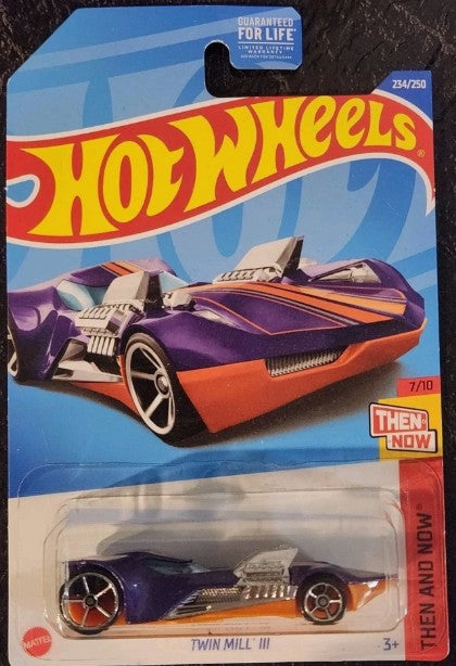 Hot Wheels 2022 #234/250 Twin Mill III, metalflake purple