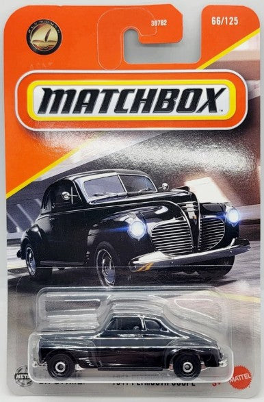 Matchbox 2025 #066/125 1941 Plymouth Coupe, black