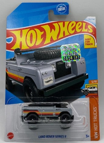 Hot Wheels 2024 #092/250 Land Rover Series II, grey - FACTORY SEALED