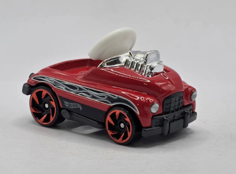 Hot Wheels 2025 #095/250 Pedal Driver, TREASURE HUNT, NEW/LOOSE, red