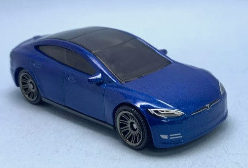 Matchbox 2025 #042/125 Tesla Model S, NEW/LOOSE, blue