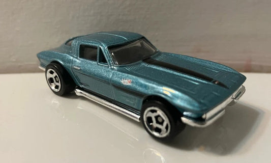 Hot Wheels 2023 Corvette 70 Series 3/8, '64 Corvette Sting Ray, NEW/LOOSE, light blue