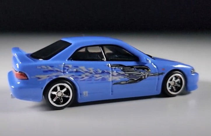 Hot Wheels Premium 2024 Fast & Furious 1/5 Custom Acura Integra Sedan GSR, NEW/LOOSE, light blue