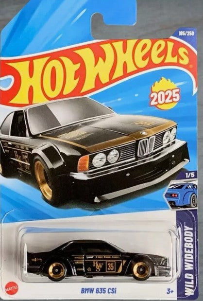Hot Wheels 2025 #185/250 BMW 635 CSi, metal dark blue