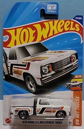 Hot Wheels 2025 #173/250 1978 Dodge Li'l Red Express Pickup, white