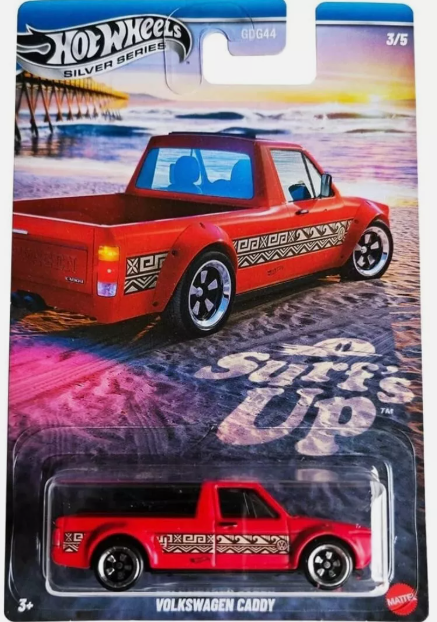 Hot Wheels 2025 Surf's Up Series 3/5 Volkswagen Caddy, red