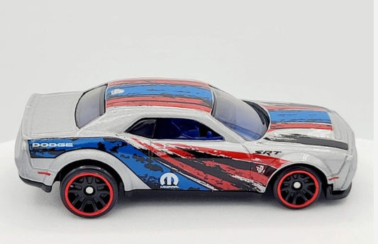 Hot Wheels 2024 Stars and Stripes Series 3/5 2018 Dodge Challenger SRT Demon, NEW/LOOSE