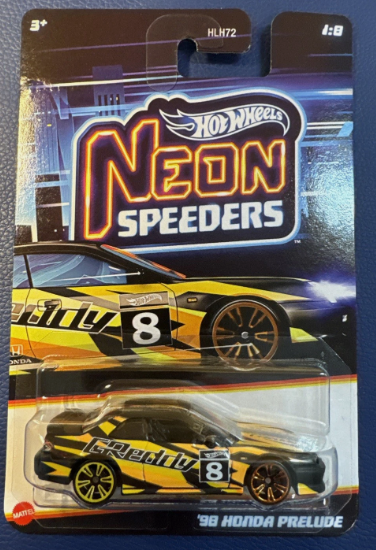 Hot Wheels 2025 Neon Speeders, Mix 2 1:8, '98 Honda Prelude