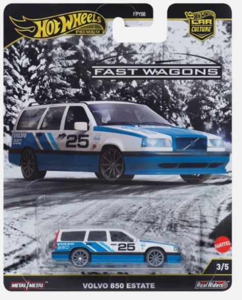 Hot Wheels 2025 Fast Wagons 3/5 Volvo 850 Estate