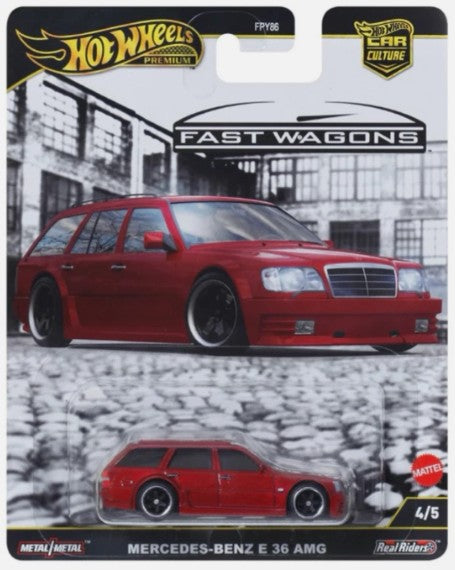 Hot Wheels 2025 Fast Wagons 4/5 Mercedes-Benz E 36 AMG