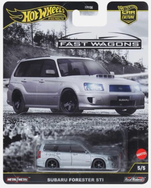 Hot Wheels 2025 Fast Wagons 5/5 Subaru Forester STI