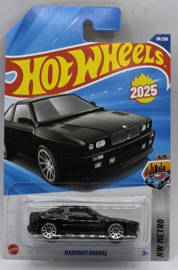 Hot Wheels 2025 #058/250 Maserati Shamal, black