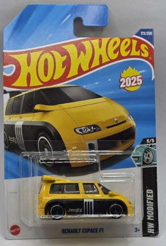Hot Wheels 2025 #172/250 Renault Espace F1, yellow