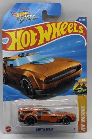 Hot Wheels 2025 #183/250 Drift 'n Break, burnt orange