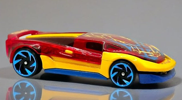 Hot Wheels 2025 #065/250 El Viento, NEW/LOOSE, clear red
