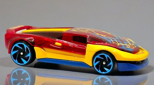 Hot Wheels 2025 #065/250 El Viento, NEW/LOOSE, clear red