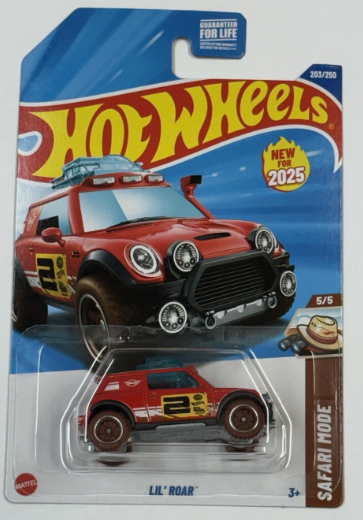 Hot Wheels 2025 #203/250 Lil' Roar, red