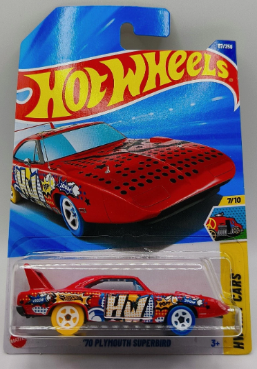 Hot Wheels 2025 #087/250 '70 Plymouth Superbird, red