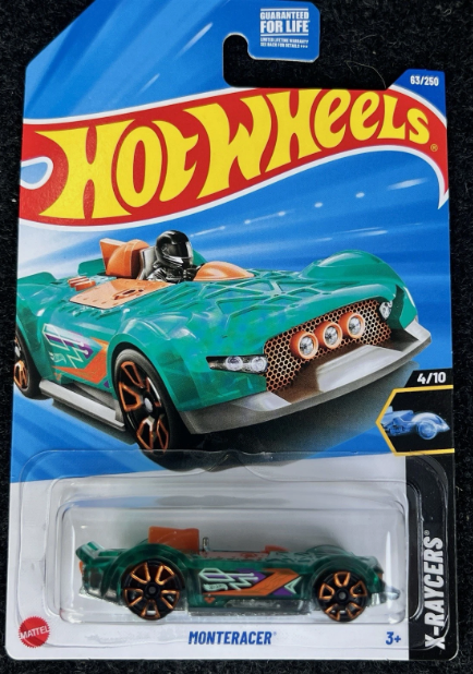 Hot Wheels 2025 #063/250 Monteracer, translucent green