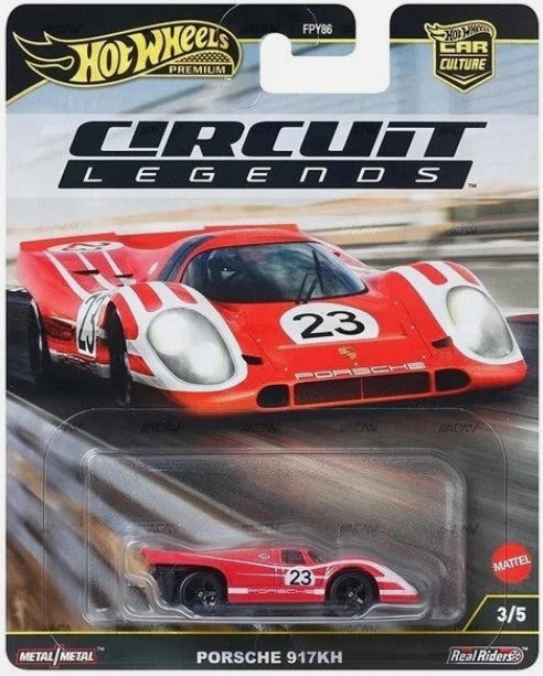 Hot Wheels 2025 Premium Circuit Legends 3/5 Porsche 917KH