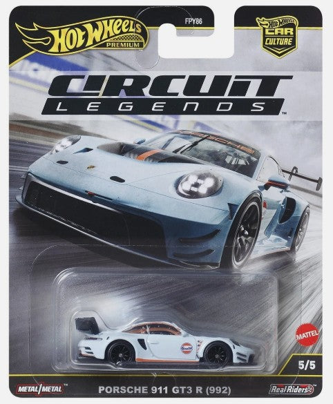 Hot Wheels 2025 Premium Circuit Legends 5/5 Porsche 911 GT3 R (992)