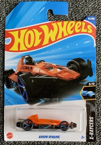 Hot Wheels 2025 #064/250 Arrow Dynamic, clear orange