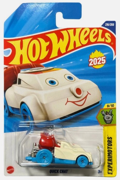 Hot Wheels 2025 #216/250 Quick Chat, cream