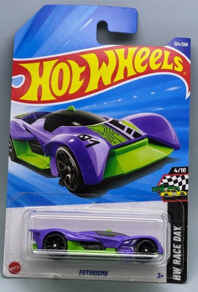Hot Wheels 2025 #124/250 Futurismo, purple