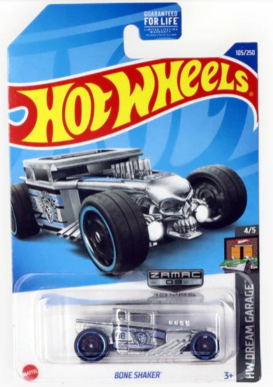 Hot Wheels 2022 #105/250 Bone Shaker, ZAMAC