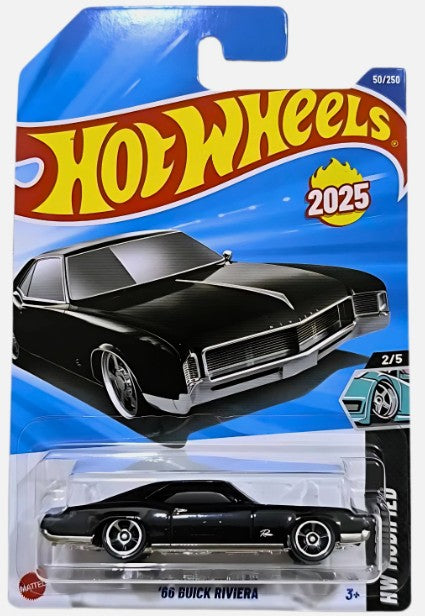 Hot Wheels 2025 #050/250 '66 Buick Riviera, black
