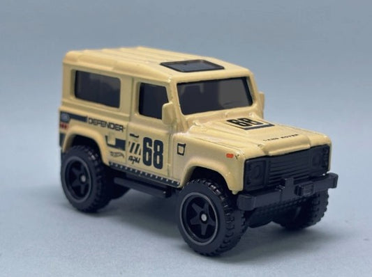 Hot Wheels 2025 #210/250 Land Rover Defender 90, NEW/LOOSE, cream