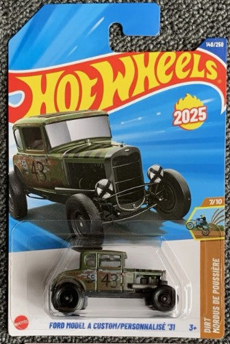 Hot Wheels 2025 #140/250 Ford Model A Custom '31, matte olive green
