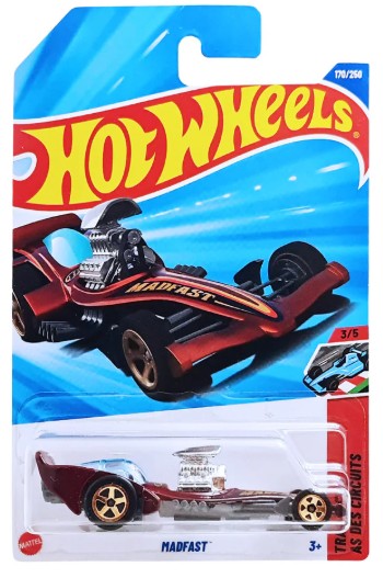 Hot Wheels 2025 #170/250 Madfast, maroon