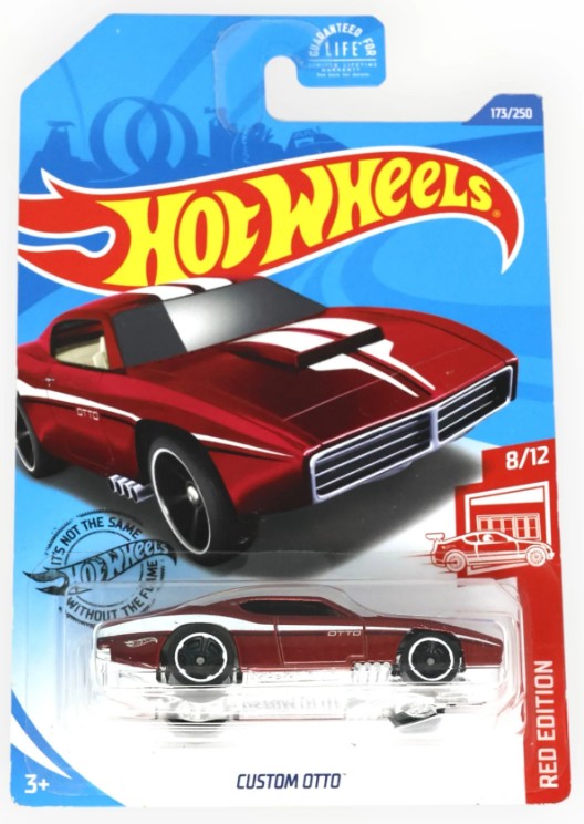 Hot Wheels 2020 #175/250 Custom Otto, TARGET RED EDITION, red