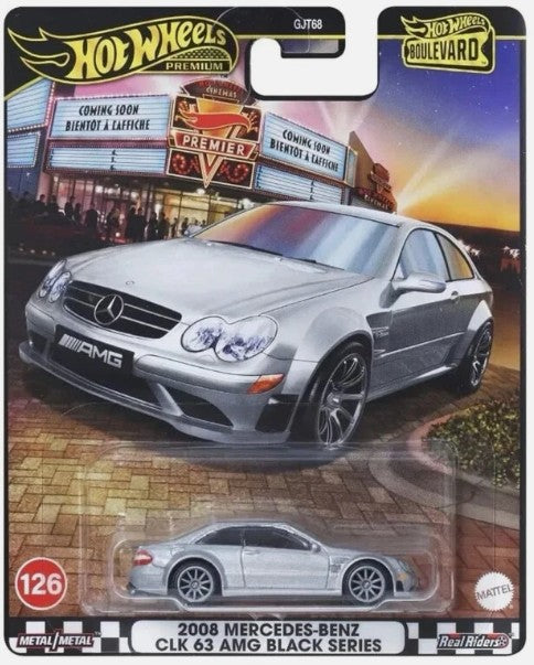 Hot Wheels Boulevard Series #126 2008 Mercedes-Benz CLK 63 AMG Black Series