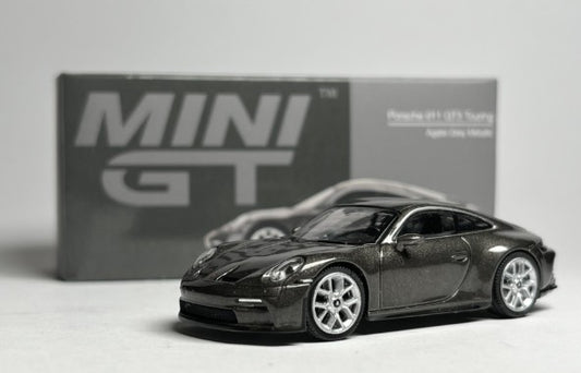 Mini GT #606 Porsche 911 GT3 Touring, NEW/LOOSE, black