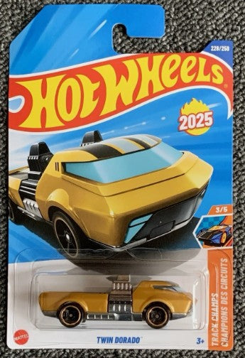 Hot Wheels 2025 #228/250 Twin Dorado, gold