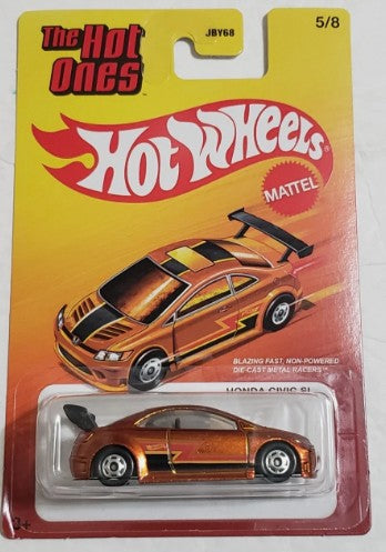 Hot Wheels 2025 The Hot Ones 5/8, Honda Civic Si, spectraflame orange