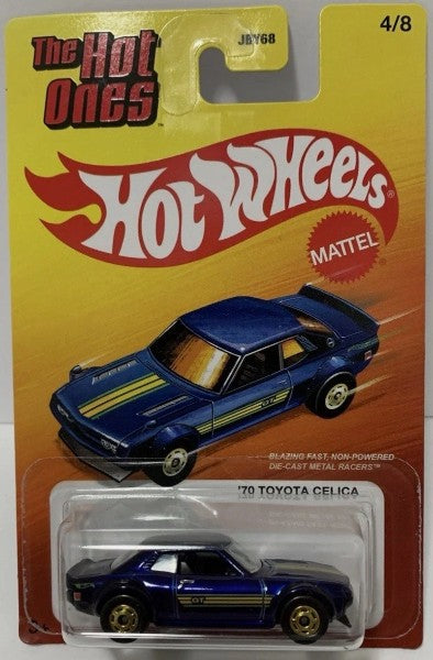 Hot Wheels 2025 The Hot Ones 4/8, '70 Toyota Celica, spectraflame dark blue