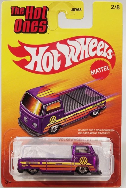 Hot Wheels 2025 The Hot Ones 2/8, Volkswagen T2 Pickup, spectaflame purple