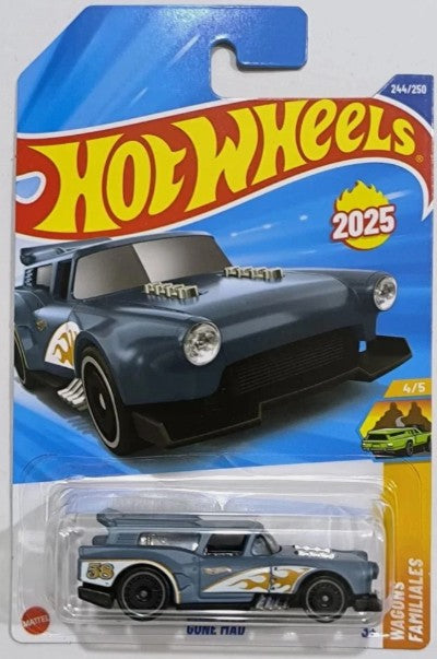 Hot Wheels 2025 #244/250 Gone Mad, matte "moody" blue